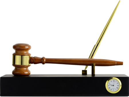 Настольный прибор Финансовый директор, коричневый/золотистый (Р)