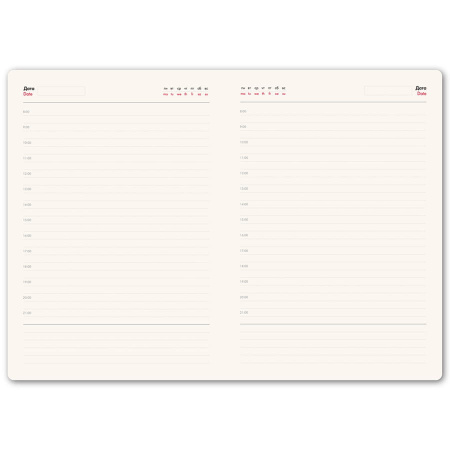 Ежедневник недатированный Montrose, формат А5, в линейку