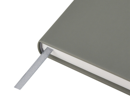 Ежедневник с каменной бумагой недатированный А5 Carrara, серый