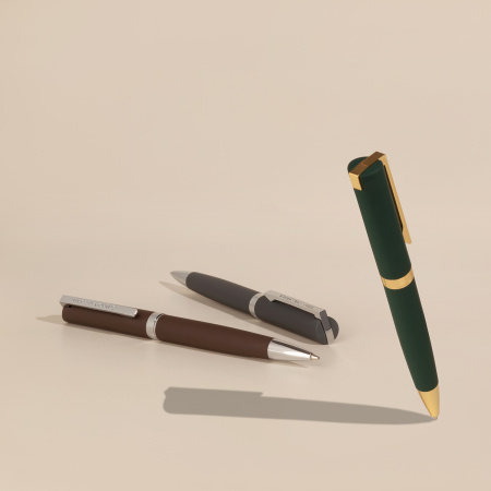 РУЧКА  "MILANO" ШАРИКОВАЯ  АВТОМАТИЧЕСКАЯ, ЗЕЛЕНЫЙ МЕТАЛЛИЧЕСКИЙ КОРПУС 1.0 ММ, СИНЯЯ