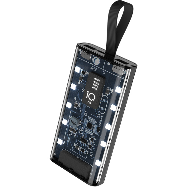 Внешний аккумулятор Wonder, 10000 Mah, черный