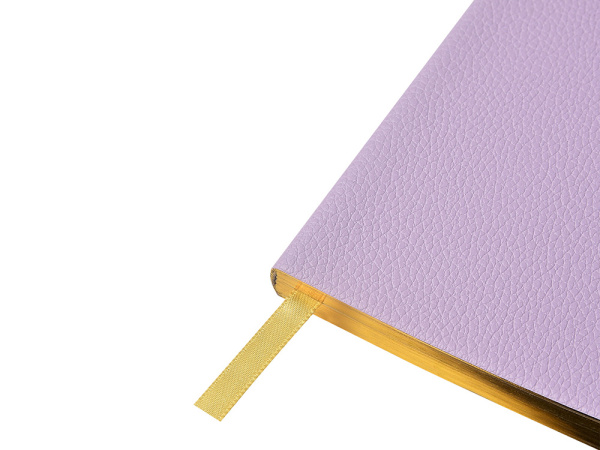 Еженедельник недатированный А6 Zefirс нашивкой, сиреневый