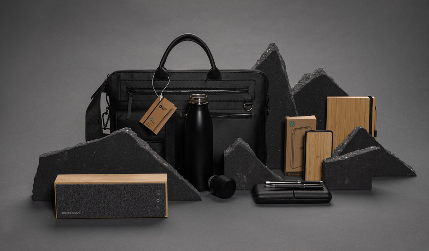 Сумка для ноутбука Swiss Peak из переработанного полиуретана GRS, 14’’