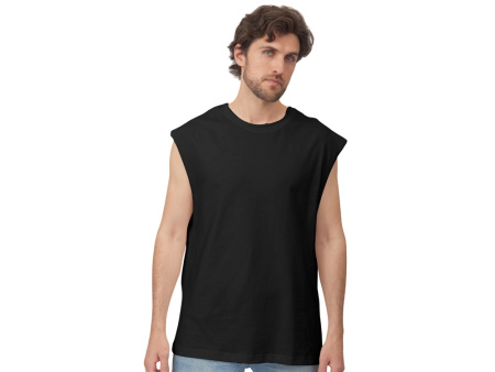 Майка оверсайз Berlin, унисекс, черный