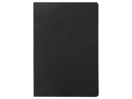 Блокнот Wispy линованный в мягкой обложке, черный