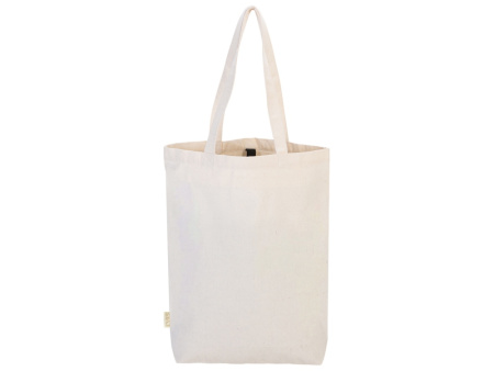 Сумка Fixy из переработанного хлопка 220 г/м2 с фиксирующей лентой