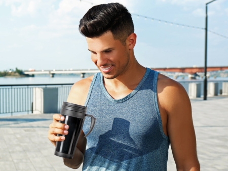 Кружка с термоизоляцией Silence 350мл, черный