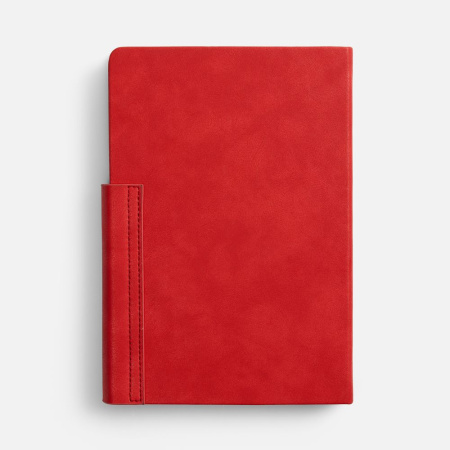 Ежедневник Leadmark, недатированный, красный