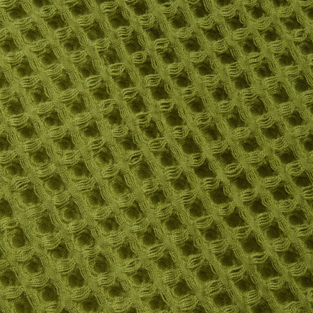 Плед вафельный Elenglect, зеленый