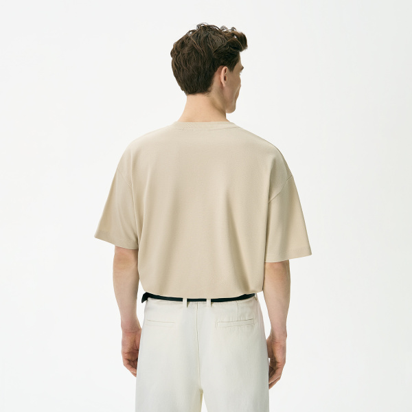 Футболка унисекс премиум Аура (Aura), бежевый