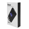 Внешний аккумулятор Eron с подсветкой гравировки, 5000 mAh, чёрный/синий