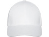 Бейсболка Davis, 6 панелей, белый