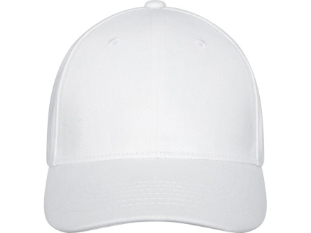 Бейсболка Davis, 6 панелей, белый