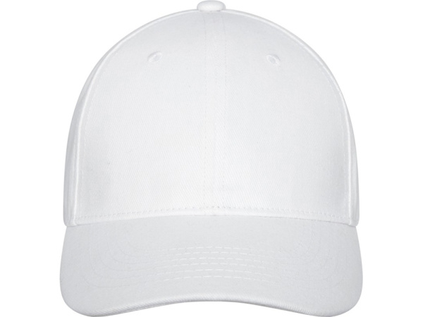 Бейсболка Davis, 6 панелей, белый