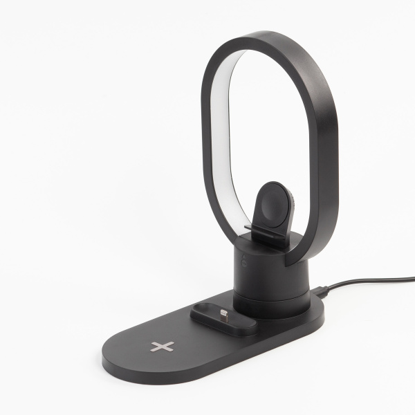 Настольная беспроводная (15W) зарядная станция "Starship" с лампой Настольная беспроводная (15W) зарядная станция "Starship" с лампой