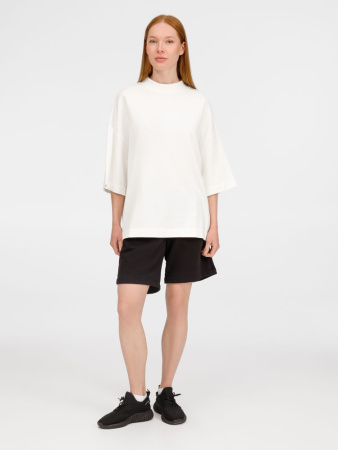 Футболка оверсайз унисекс T9, молочно-белая, размер XS/S