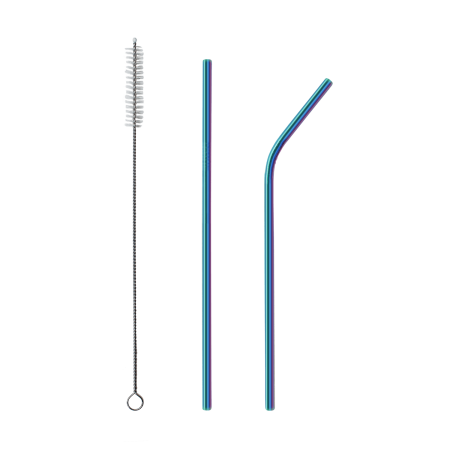 Набор многоразовых трубочек гальванических Оnlycofer Х black (спектр)