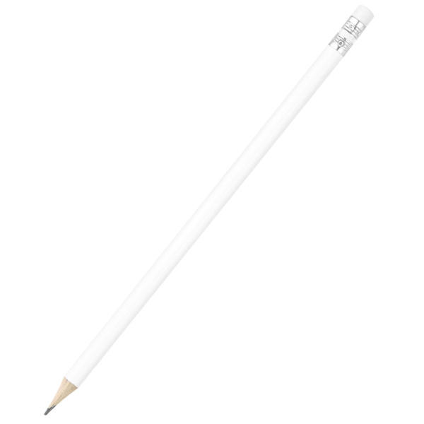 Карандаш с цветным корпусом Largo, белый