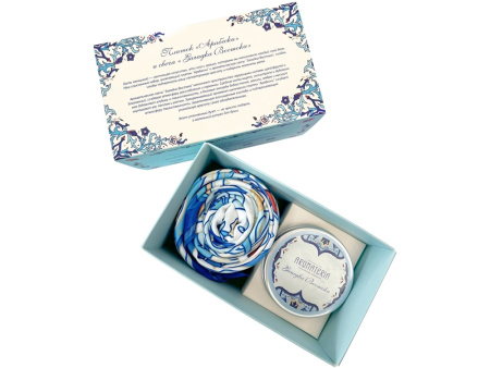 Набор: платок Царевна Лебедь и свеча Вдохновение