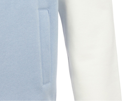 Бомбер Oxford, небесно-голубой/молочный, унисекс