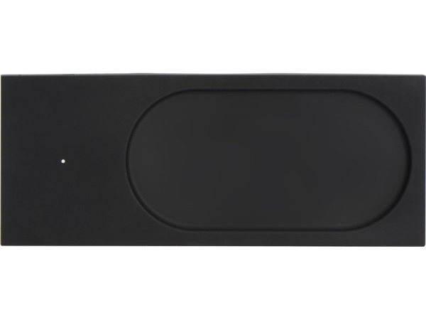 Беспроводное настольное зарядное устройство Glide с подсветкой, soft-touch Беспроводное настольное зарядное устройство Glide с подсветкой, soft-touch