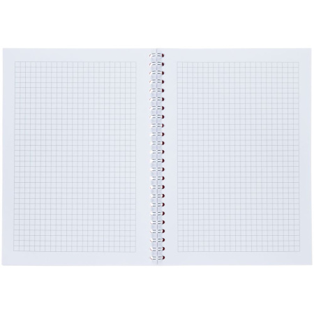 Блокнот Salvador в клетку, красный