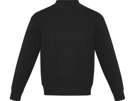 Jet унисекс Aware™ свитер с круглым вырезом из переработанных материалов - сплошной черный