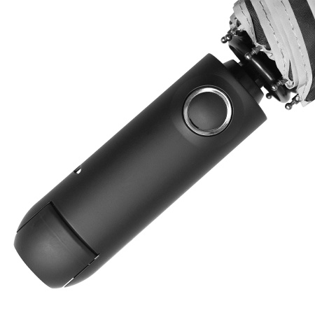 Зонт складной автоматический Forest Walker с фонариком, чёрный