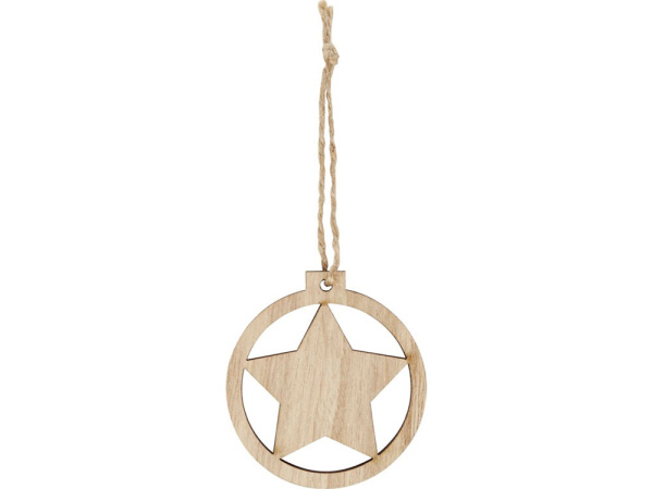 Деревянная подвеска Natall в форме звезды