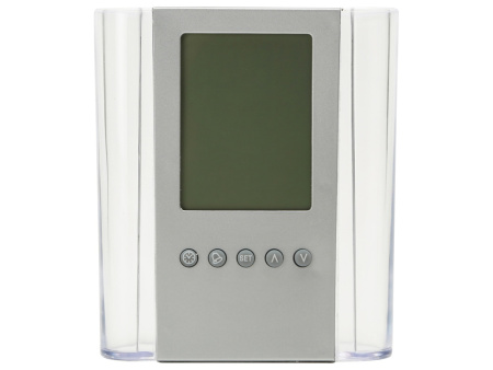 Подставка Минута, прозрачный/серебристый