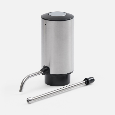 Электрический аэратор-дозатор для вина Tuoretta, серебристый