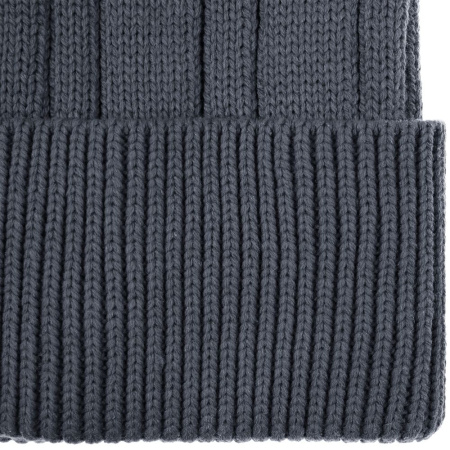 Шапка Knit Beat, серая (графит)