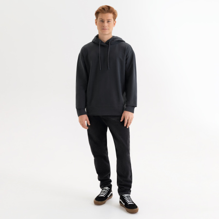 Худи с капюшоном, унисекс Алекс (Alex) антрацит, размер XXL