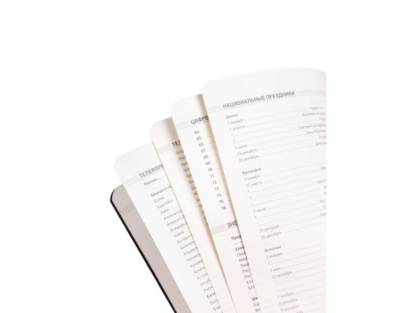 Ежедневник А5 недатированный Megapolis Velvet Flex, бордовый