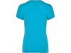 Футболка Fox женская, бирюзовый меланж