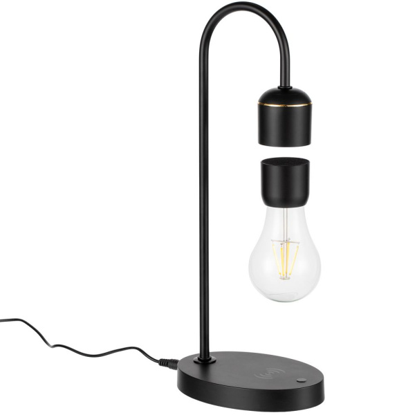 Левитирующая лампа с функцией беспроводной зарядки leviStation Левитирующая лампа с функцией беспроводной зарядки leviStation