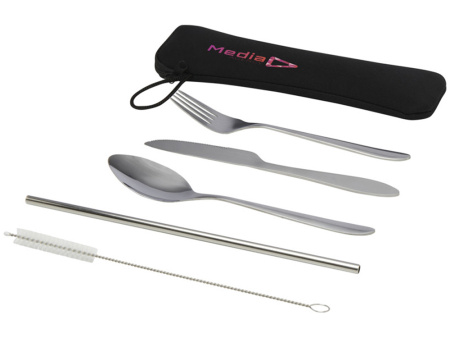 Набор столовых приборов из нержавеющей стали из 5 предметов Sheen - Серебристый