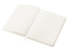 Бизнес-блокнот C2 софт-тач, твердая обложка, 128 листов, белый