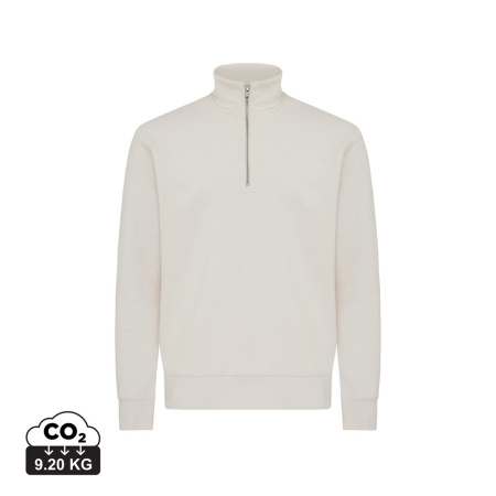 Свитшот на молнии Iqoniq Elgon из переработанного хлопка, 300 г/м²
