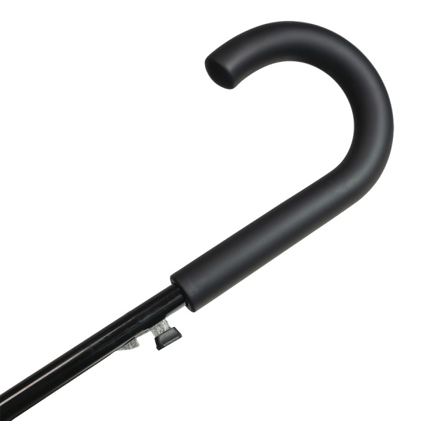 Зонт-трость "Reflect", полуавтомат, светоотражающий серый