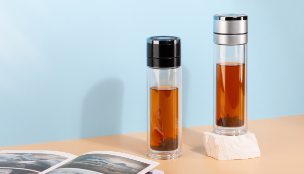 Заварочный термос "Press" 400 мл, серебристый