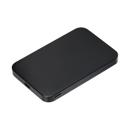 Внешний аккумулятор Артекс PD (Artex PD) 5000mAh с функцией беспроводной зарядки 15W, черный