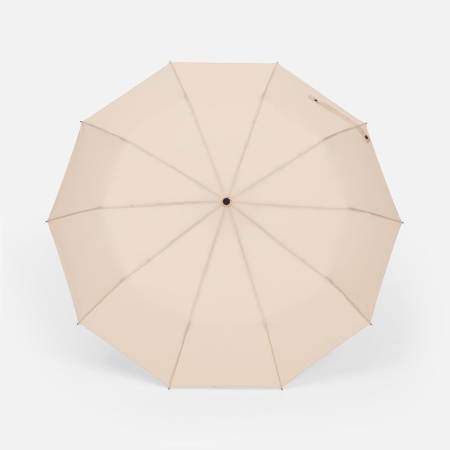 Зонт складной Cloudburst в подарочной упаковке, бежевый