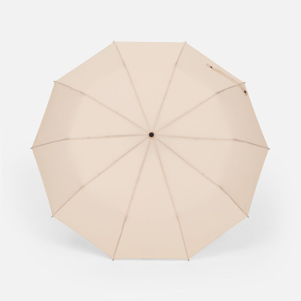 Зонт складной Cloudburst в подарочной упаковке, бежевый