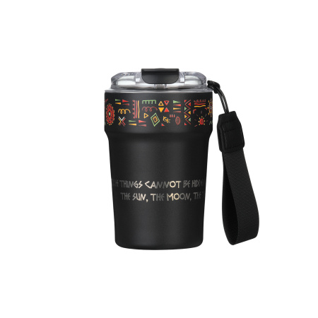 Термокружка вакуумная Монако (Monaco), черная