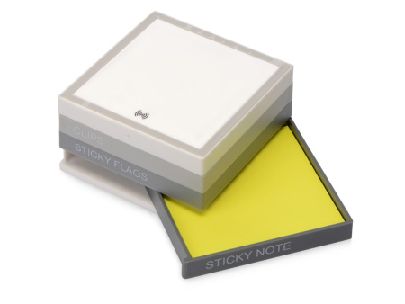 Настольный органайзер с функцией беспроводной зарядки, белый Настольный органайзер с функцией беспроводной зарядки, белый