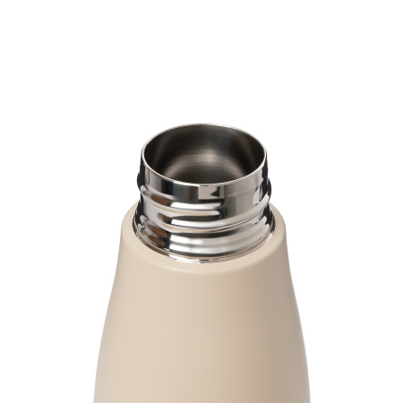 Термобутылка вакуумная герметичная Bosca, бежевая