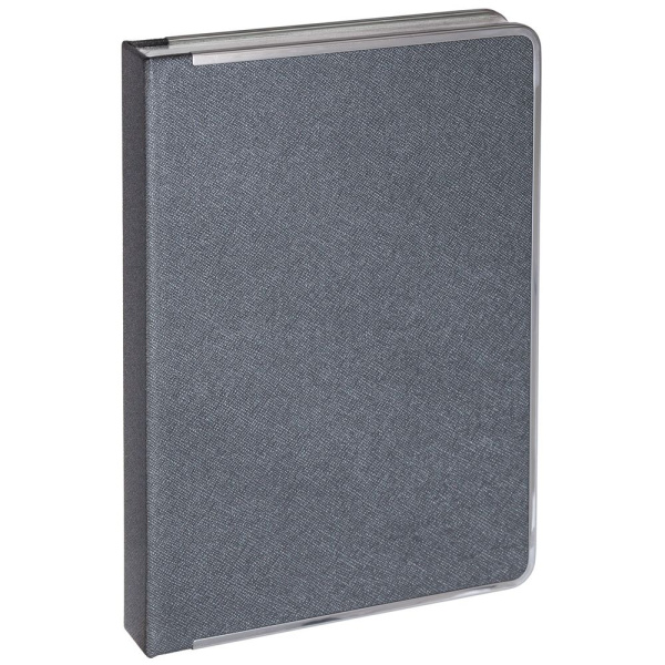 Ежедневник Frame Metal, недатированный, серый