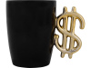 Кружка Доллар, черный/золотистый (Р)