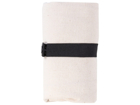 Сумка Fixy из переработанного хлопка 220 г/м2 с фиксирующей лентой